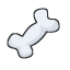 A small image of a cartoon bone.