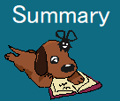 A cartoon image of the player dog and Petasi reading a book.